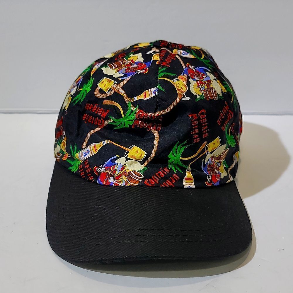 Captain Morgan Vintage Snapback Cap/Hat One Size. Vacation Cruise